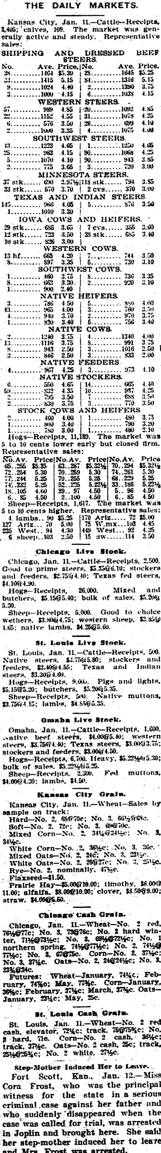 other Newspaper clipping from Jan 12, 1901 5750844