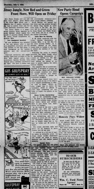 other Newspaper clipping from Jul 2, 1936 5751006