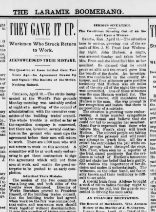 other Newspaper clipping from Apr 13, 1893 5751068