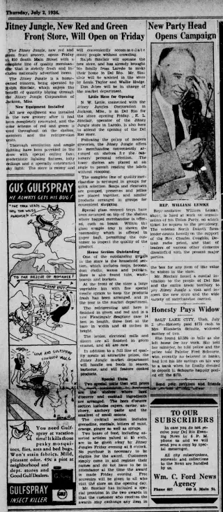 other Newspaper clipping from Jul 2, 1936 5751142