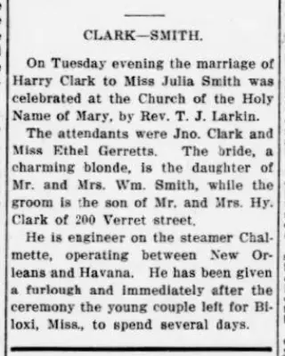Marriage Newspaper clipping from Jan 30, 1913 5751148