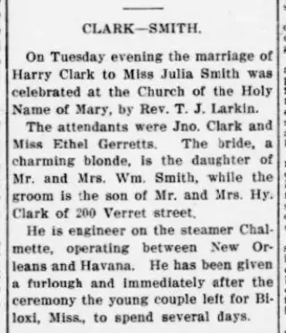 Marriage Newspaper clipping from Jan 30, 1913 5751159