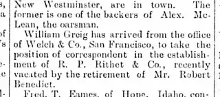 other Newspaper clipping from Jul 18, 1891 5751961