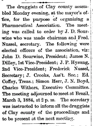 Business Newspaper clipping from Feb 21, 1884 5752295