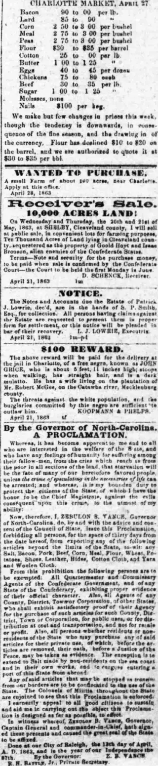other Newspaper clipping from Apr 28, 1863 5752612