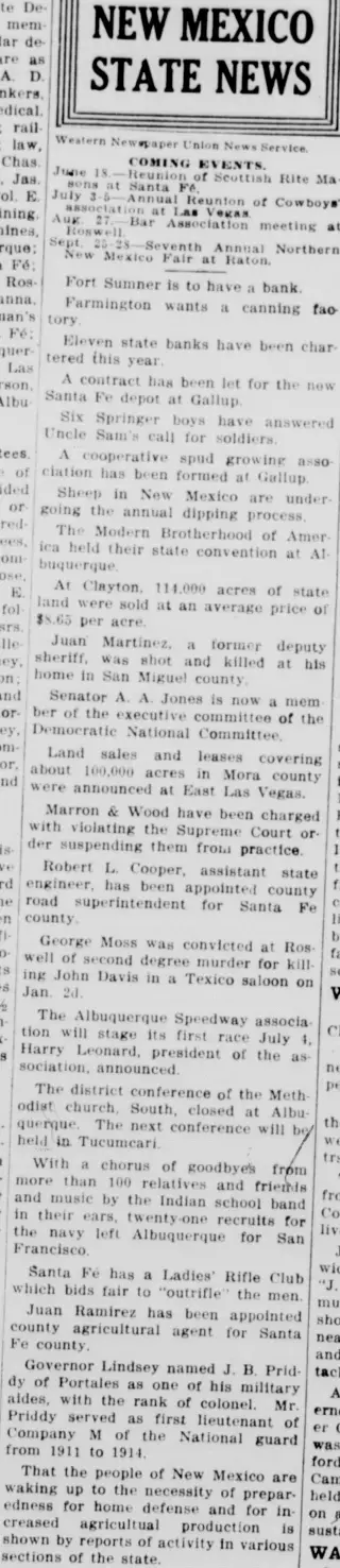 other Newspaper clipping from May 11, 1917 5752795
