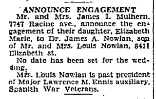 Marriage Newspaper clipping from May 12, 1931 5753021