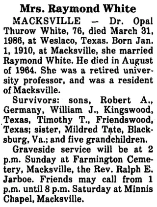 other Newspaper clipping from Apr 2, 1986 5753233