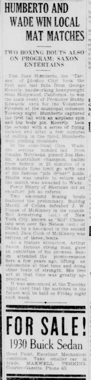 General news Newspaper clipping from Apr 18, 1934 5753402