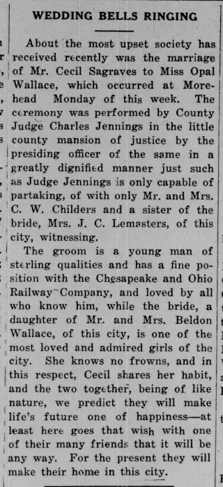 Marriage Newspaper clipping from Apr 18, 1935 5753491
