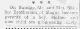 Birth Newspaper clipping from Oct 21, 1955 5753831