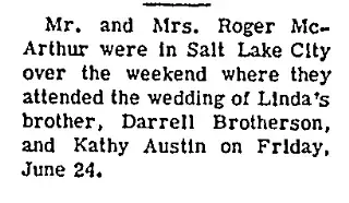 Marriage Newspaper clipping from Jun 29, 1972 5753909