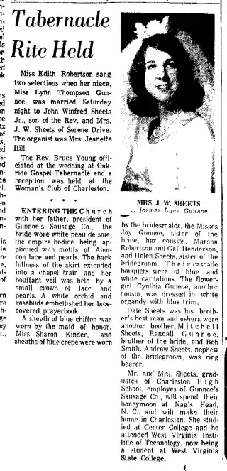 Marriage Newspaper clipping from Jun 6, 1965 5753949