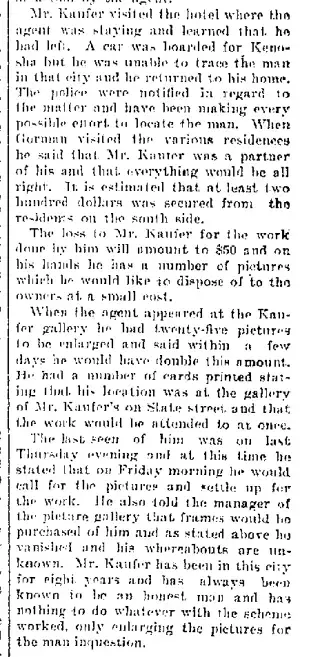 other Newspaper clipping from Feb 6, 1903 5754045