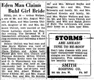 other Newspaper clipping from Oct 27, 1938 5754871