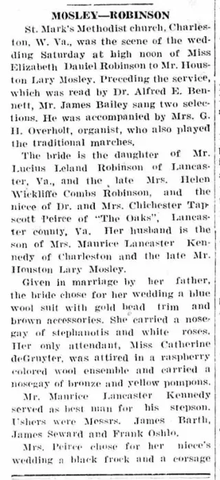 Marriage Newspaper clipping from Feb 27, 1900 5755038