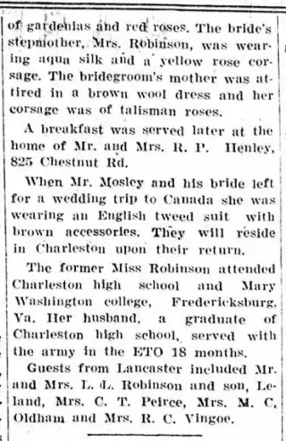 Marriage Newspaper clipping from Feb 27, 1900 5755043