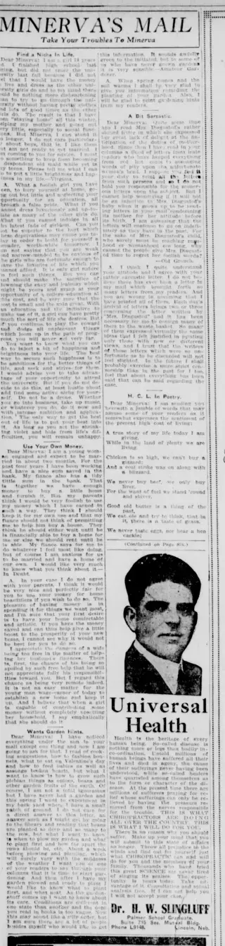 other Newspaper clipping from Feb 15, 1920 5755256