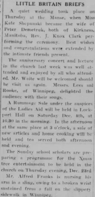 other Newspaper clipping from Dec 2, 1926 5755496