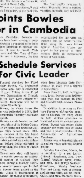 other Newspaper clipping from Jan 4, 1968 5755587