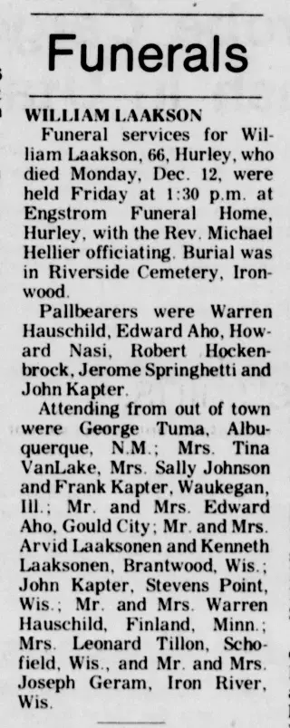 other Newspaper clipping from Dec 19, 1977 5755594