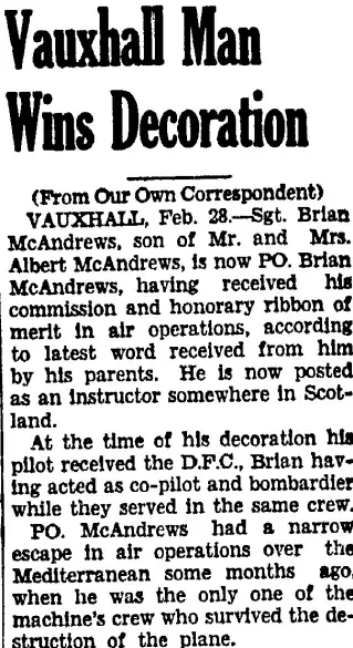 General news Newspaper clipping from Feb 28, 1944 5755767