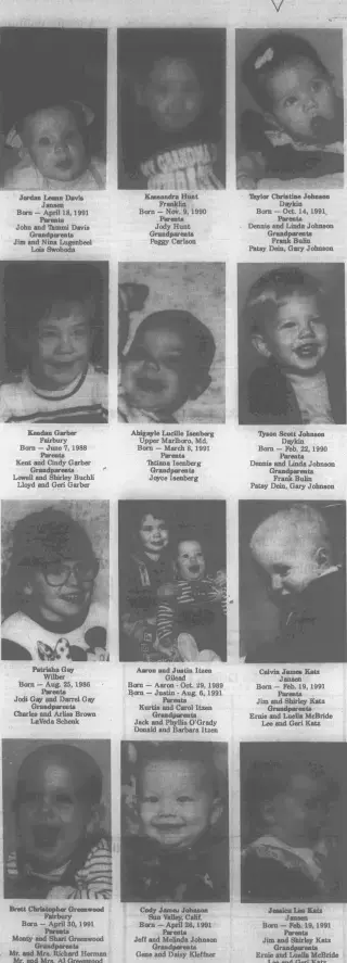 Birth Newspaper clipping from Feb 14, 1992 5755848
