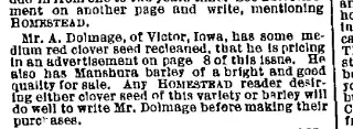 other Newspaper clipping from Mar 5, 1897 5755983