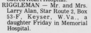 Birth Newspaper clipping from May 31, 1987 5755993