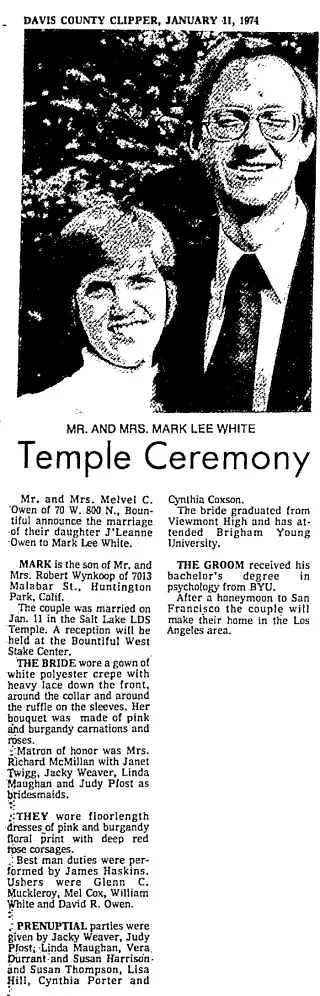 other Newspaper clipping from Jan 11, 1974 5756037
