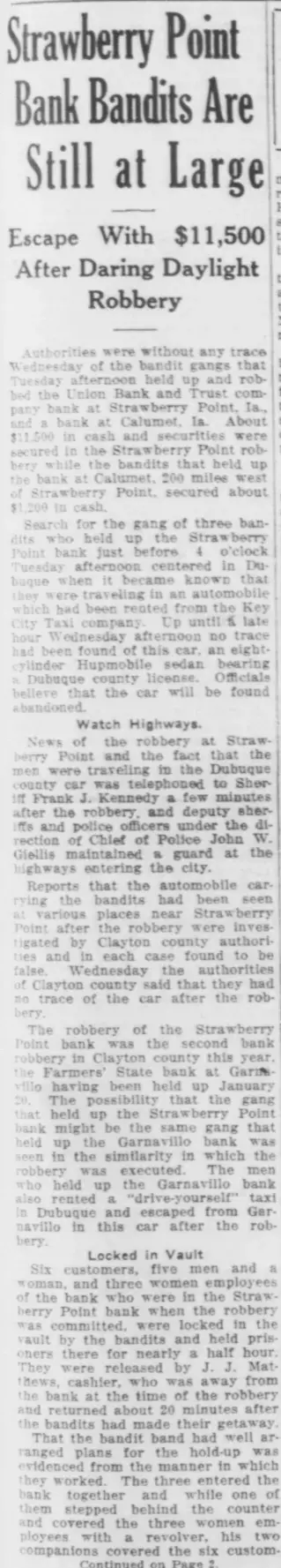 other Newspaper clipping from Jun 25, 1930 5756510