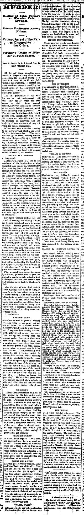Crime Newspaper clipping from Oct 8, 1879 5756705