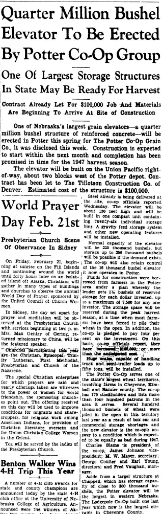other Newspaper clipping from Feb 14, 1947 5756800