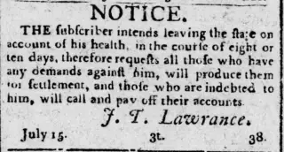 other Newspaper clipping from Jul 18, 1800 5756918