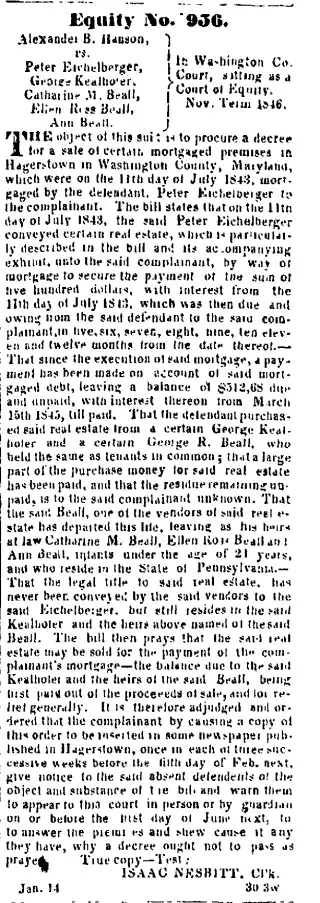 other Newspaper clipping from Feb 4, 1847 5757104