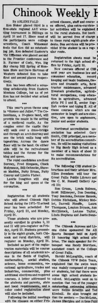other Newspaper clipping from Apr 23, 1971 5757220