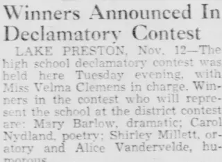 other Newspaper clipping from Nov 12, 1943 5757341