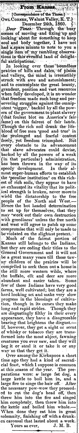 other Newspaper clipping from Jan 10, 1861 5757437