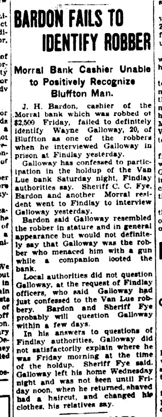 Crime Newspaper clipping from Jun 14, 1931 5757871