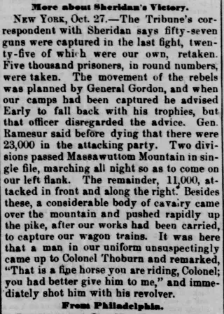 other Newspaper clipping from Oct 28, 1864 5758222