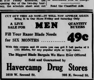 other Newspaper clipping from Mar 30, 1934 5758272