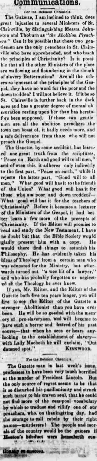 other Newspaper clipping from Apr 27, 1865 5758277