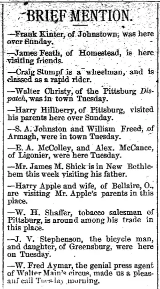 other Newspaper clipping from May 11, 1893 5758290