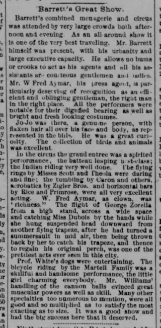 other Newspaper clipping from Jul 6, 1887 5758305