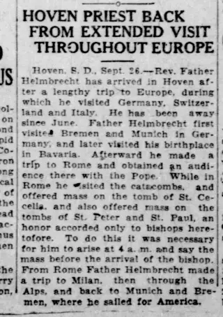 other Newspaper clipping from Sep 26, 1923 5758552