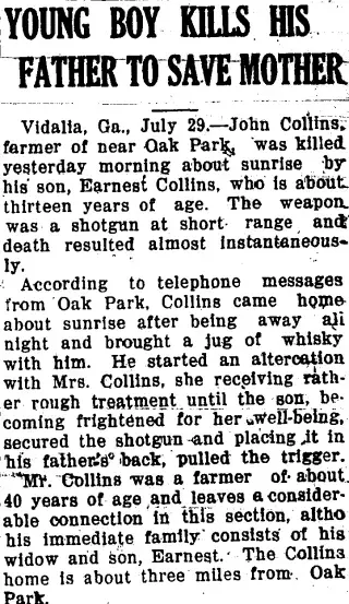 other Newspaper clipping from Aug 2, 1921 5758662