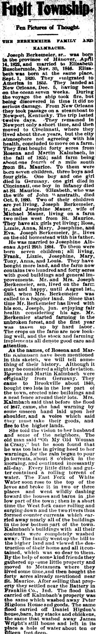 other Newspaper clipping from May 14, 1901 5759667