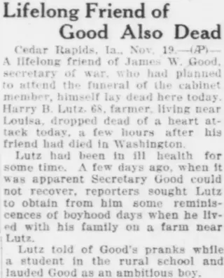 other Newspaper clipping from Nov 19, 1929 5759740