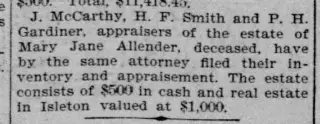 other Newspaper clipping from Nov 22, 1898 5759782