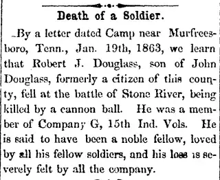 other Newspaper clipping from Mar 26, 1863 5760098